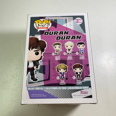 BOX FLAWS VIEW PHOTOS John Taylor - Duran Duran Funko Pop 130 Vinyl Figure (11.4 Cm L × 8.9 Cm W × 15.9 Cm H)