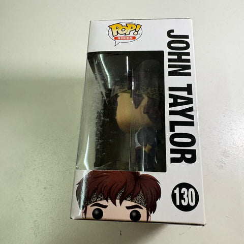 BOX FLAWS VIEW PHOTOS John Taylor - Duran Duran Funko Pop 130 Vinyl Figure (11.4 Cm L × 8.9 Cm W × 15.9 Cm H)