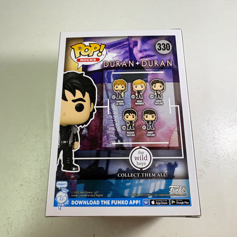 Roger Taylor - Duran Duran Funko Pop 330 Vinyl Figure (11.4 Cm L × 8.9 Cm W × 15.9 Cm H)