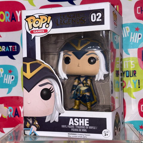 BOX FLAWS VIEW PHOTOS Ashe - League of Legends Funko Pop 02  (11.4 Cm L × 8.9 Cm W × 15.9 Cm H)
