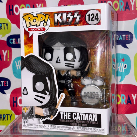 BOX FLAWS VIEW PHOTOS The Catman - Kiss Funko Pop Rocks 124
