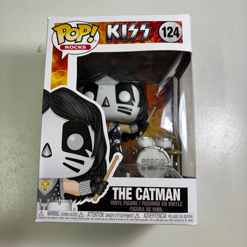 BOX FLAWS VIEW PHOTOS The Catman - Kiss Funko Pop Rocks 124
