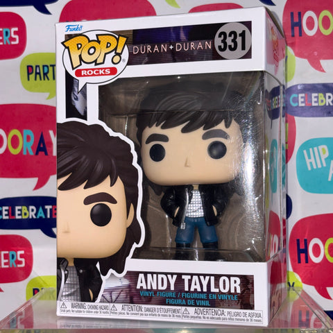 Andy Taylor - Duran Duran Funko Pop 331 Vinyl Figure (11.4 Cm L × 8.9 Cm W × 15.9 Cm H)