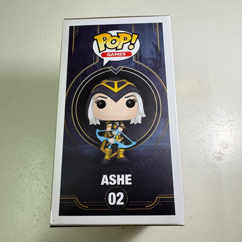 BOX FLAWS VIEW PHOTOS Ashe - League of Legends Funko Pop 02  (11.4 Cm L × 8.9 Cm W × 15.9 Cm H)