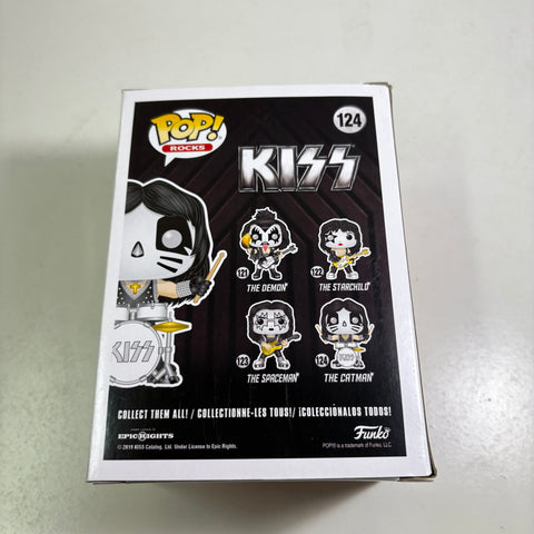 BOX FLAWS VIEW PHOTOS The Catman - Kiss Funko Pop Rocks 124