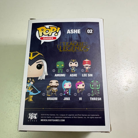 BOX FLAWS VIEW PHOTOS Ashe - League of Legends Funko Pop 02  (11.4 Cm L × 8.9 Cm W × 15.9 Cm H)