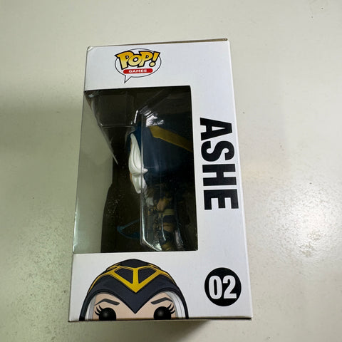 BOX FLAWS VIEW PHOTOS Ashe - League of Legends Funko Pop 02  (11.4 Cm L × 8.9 Cm W × 15.9 Cm H)