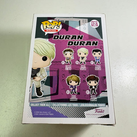 BOX FLAWS VIEW PHOTOS Andy Taylor - Duran Duran Funko Pop 127 Vinyl Figure (11.4 Cm L × 8.9 Cm W × 15.9 Cm H)