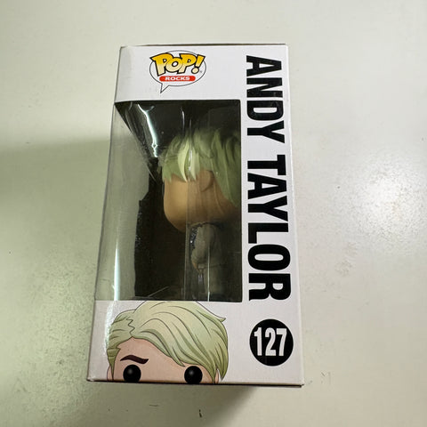 BOX FLAWS VIEW PHOTOS Andy Taylor - Duran Duran Funko Pop 127 Vinyl Figure (11.4 Cm L × 8.9 Cm W × 15.9 Cm H)