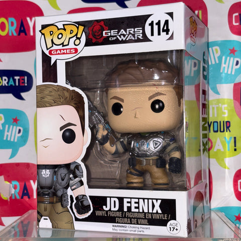 JD Fenix - Gears of War Funko Pop 114 (11.4 Cm L × 8.9 Cm W × 15.9 Cm H)