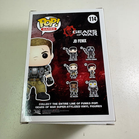 JD Fenix - Gears of War Funko Pop 114 (11.4 Cm L × 8.9 Cm W × 15.9 Cm H)