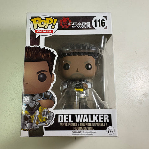 Del Walker - Gears of War Funko Pop 116 (11.4 Cm L × 8.9 Cm W × 15.9 Cm H)