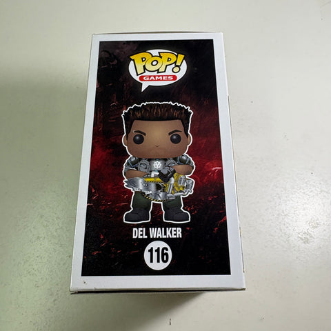 Del Walker - Gears of War Funko Pop 116 (11.4 Cm L × 8.9 Cm W × 15.9 Cm H)