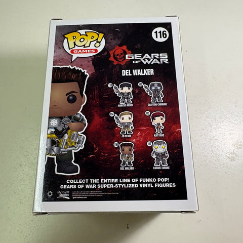 Del Walker - Gears of War Funko Pop 116 (11.4 Cm L × 8.9 Cm W × 15.9 Cm H)