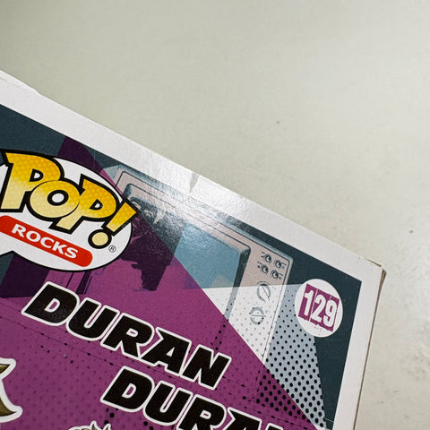 BOX FLAWS VIEW PHOTOS Nick Rhodes - Duran Duran Funko Pop 129 Vinyl Figure (11.4 Cm L × 8.9 Cm W × 15.9 Cm H)