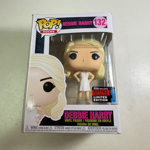 BOX DAMAGE VIEW PHOTOS Debbie Harry - Funko Pop 132 Vinyl Figure (11.4 Cm L × 8.9 Cm W × 15.9 Cm H)