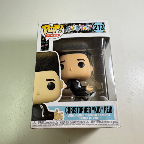 BOX FLAWS VIEW PHOTOS Christopher Kid Reid - Kid N Play Funko Pop 213 Vinyl Figure (11.4 Cm L × 8.9 Cm W × 15.9 Cm H)