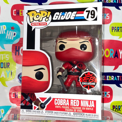 G.I. Joe - Cobra Red Ninja Funko Pop 47 EB Games Exclusive