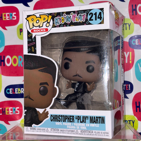BOX FLAWS VIEW PHOTOS Christopher Play Martin - Kid N Play Funko Pop 214 Vinyl Figure (11.4 Cm L × 8.9 Cm W × 15.9 Cm H)