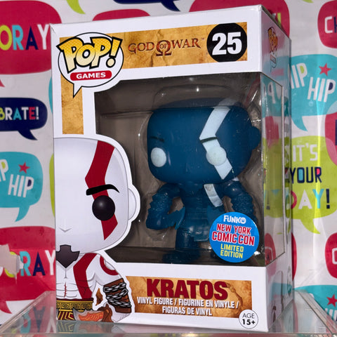 BOX DAMAGE VIEW PHOTOS Kratos Poseidon's Rage - God of War Funko Pop 25 (11.4 Cm L × 8.9 Cm W × 15.9 Cm H)