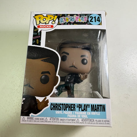 BOX FLAWS VIEW PHOTOS Christopher Play Martin - Kid N Play Funko Pop 214 Vinyl Figure (11.4 Cm L × 8.9 Cm W × 15.9 Cm H)