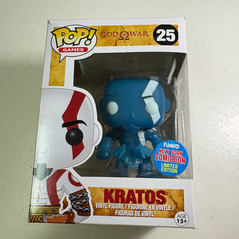 BOX DAMAGE VIEW PHOTOS Kratos Poseidon's Rage - God of War Funko Pop 25 (11.4 Cm L × 8.9 Cm W × 15.9 Cm H)