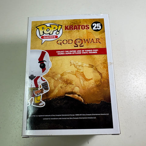 BOX DAMAGE VIEW PHOTOS Kratos Poseidon's Rage - God of War Funko Pop 25 (11.4 Cm L × 8.9 Cm W × 15.9 Cm H)