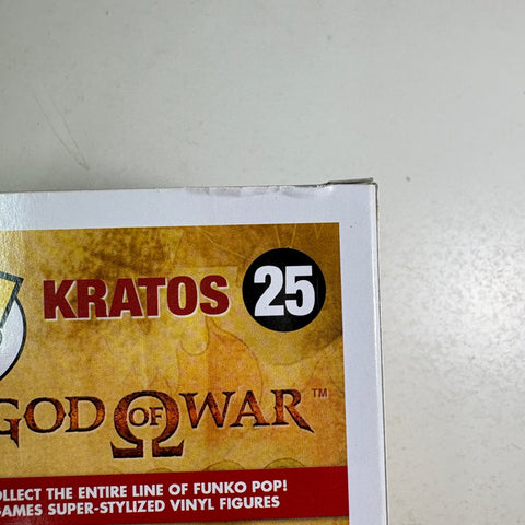 BOX DAMAGE VIEW PHOTOS Kratos Poseidon's Rage - God of War Funko Pop 25 (11.4 Cm L × 8.9 Cm W × 15.9 Cm H)