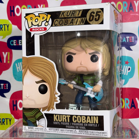 BOX FLAWS VIEW PHOTOS Kurt Cobain - Funko Pop Rocks 65 Vinyl Figure