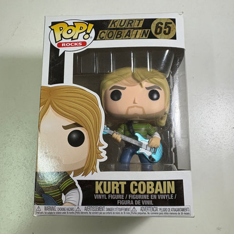BOX FLAWS VIEW PHOTOS Kurt Cobain - Funko Pop Rocks 65 Vinyl Figure