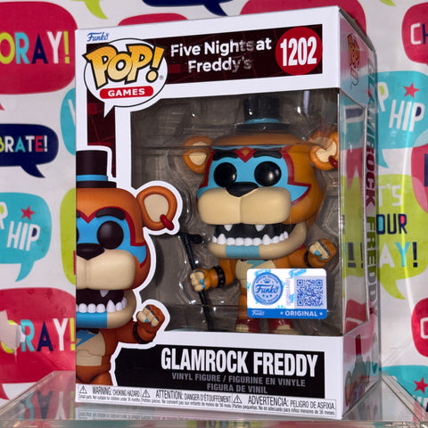Glamrock Freddy - Five Nights at Freddy's - Funko Pop 1202 (11.4 Cm L × 8.9 Cm W × 15.9 Cm H)