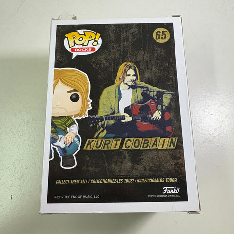 BOX FLAWS VIEW PHOTOS Kurt Cobain - Funko Pop Rocks 65 Vinyl Figure
