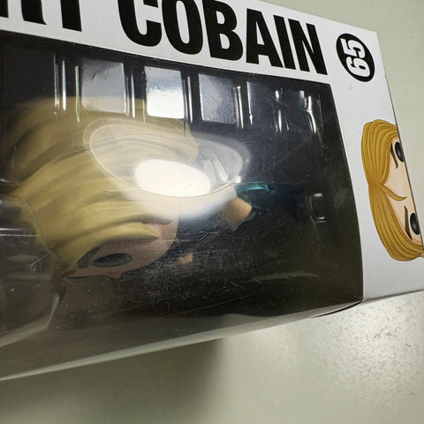 BOX FLAWS VIEW PHOTOS Kurt Cobain - Funko Pop Rocks 65 Vinyl Figure