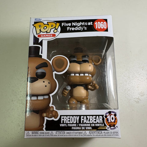 Freddy Fazbear - Five Nights at Freddy's - Funko Pop 1060 (11.4 Cm L × 8.9 Cm W × 15.9 Cm H)