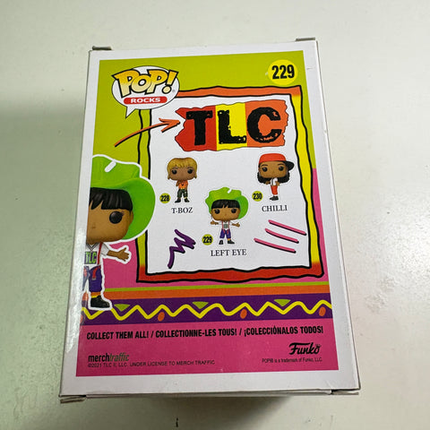 BOX FLAWS VIEW PHOTOS Left Eye - TLC Funko Pop 229 Vinyl Figure (11.4 Cm L × 8.9 Cm W × 15.9 Cm H)