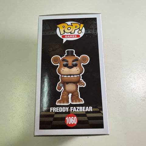 Freddy Fazbear - Five Nights at Freddy's - Funko Pop 1060 (11.4 Cm L × 8.9 Cm W × 15.9 Cm H)