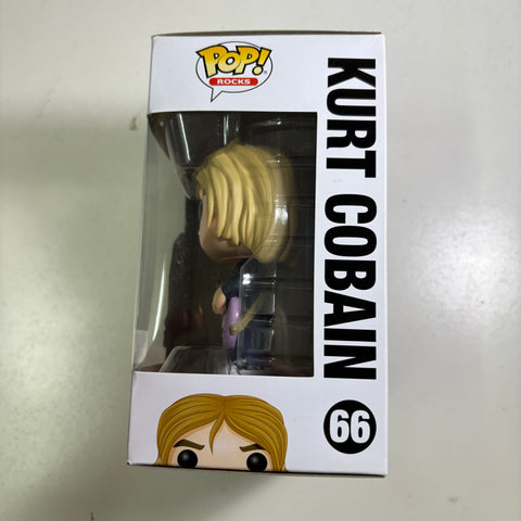 BOX FLAWS VIEW PHOTOS Kurt Cobain - Funko Pop Rocks 66 Vinyl Figure EXCLUSIVE