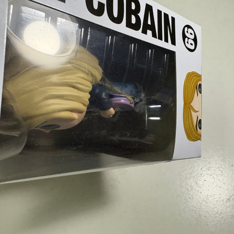 BOX FLAWS VIEW PHOTOS Kurt Cobain - Funko Pop Rocks 66 Vinyl Figure EXCLUSIVE
