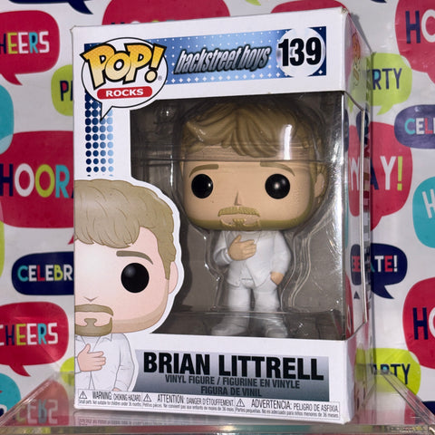 Brian Littrell - Backstreet Boys Funko Pop 139 Vinyl Figure (11.4 Cm L × 8.9 Cm W × 15.9 Cm H)