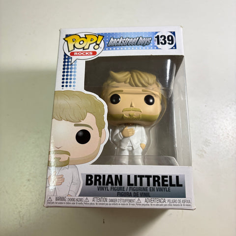 Brian Littrell - Backstreet Boys Funko Pop 139 Vinyl Figure (11.4 Cm L × 8.9 Cm W × 15.9 Cm H)