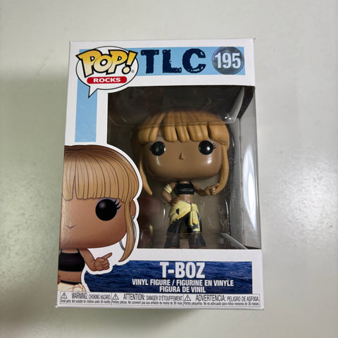 BOX FLAWS VIEW PHOTOS TLC - T-BOZ Funko Pop Rocks 195 Vinyl Figure