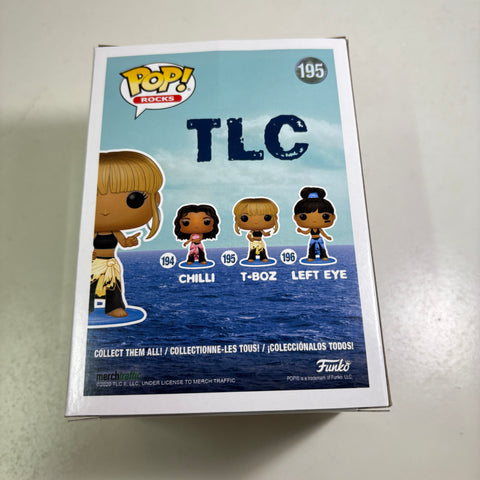 BOX FLAWS VIEW PHOTOS TLC - T-BOZ Funko Pop Rocks 195 Vinyl Figure