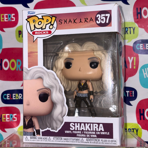 BOX DAMAGE VIEW PHOTOS Shakira - Funko Pop 357 Vinyl Figure (11.4 Cm L × 8.9 Cm W × 15.9 Cm H)