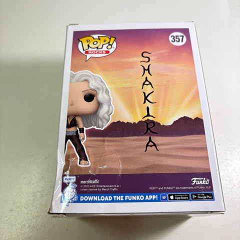 BOX DAMAGE VIEW PHOTOS Shakira - Funko Pop 357 Vinyl Figure (11.4 Cm L × 8.9 Cm W × 15.9 Cm H)