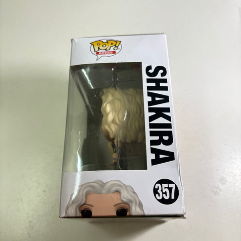 BOX DAMAGE VIEW PHOTOS Shakira - Funko Pop 357 Vinyl Figure (11.4 Cm L × 8.9 Cm W × 15.9 Cm H)