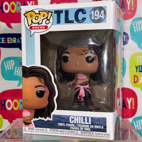 BOX FLAWS VIEW PHOTOS TLC - CHILLI Funko Pop Rocks 194 Vinyl Figure