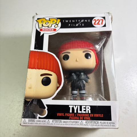 SEVERE BOX DAMAGE VIEW PHOTOS TYLER - Twenty One Pilots Funko Pop 227 Vinyl Figure (11.4 Cm L × 8.9 Cm W × 15.9 Cm H)
