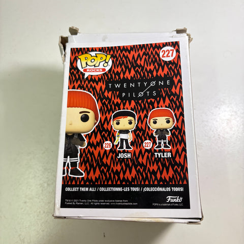 SEVERE BOX DAMAGE VIEW PHOTOS TYLER - Twenty One Pilots Funko Pop 227 Vinyl Figure (11.4 Cm L × 8.9 Cm W × 15.9 Cm H)