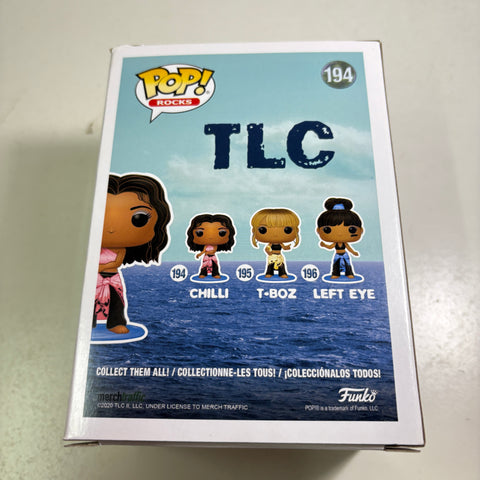 BOX FLAWS VIEW PHOTOS TLC - CHILLI Funko Pop Rocks 194 Vinyl Figure