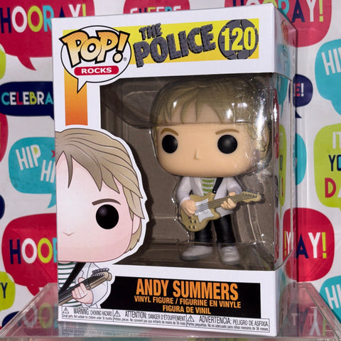 THE POLICE - ANDY SUMMERS Funko Pop Rocks 120 Vinyl Figure